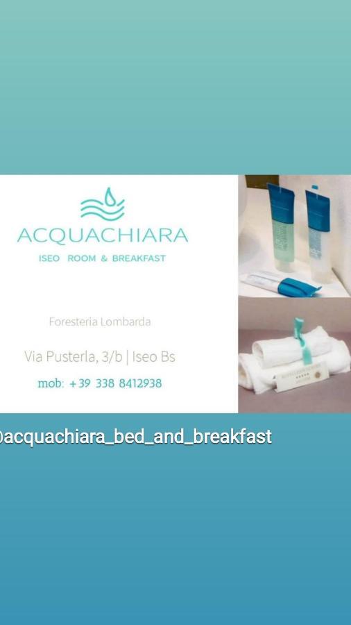 Acquachiara Iseo Deluxe Bed & Breakfast Iseo Center With Garden And Parking Inside Foresteria المظهر الخارجي الصورة