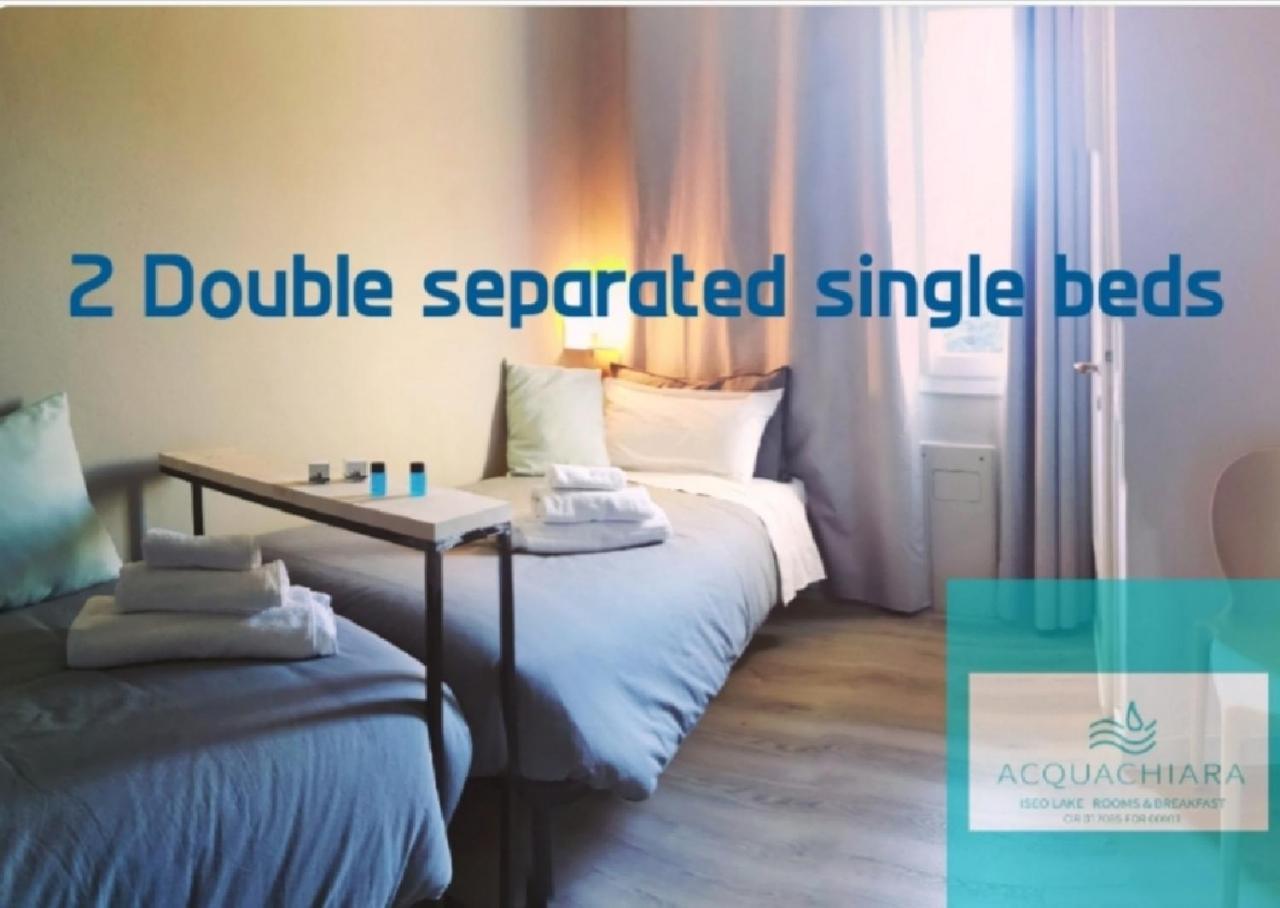 Acquachiara Iseo Deluxe Bed & Breakfast Iseo Center With Garden And Parking Inside Foresteria الغرفة الصورة